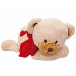 BEPPE Miś z serduszkiem 40cm leżący