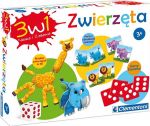 CLEMENTONI NAUKA I ZABAWA 3w1 ZWIERZĘTA
