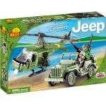 COBI Jeep Willys z helikopterem 250 kl.