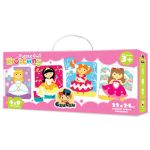 CZUCZU Puzzle 4w1 Królewny