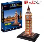 PUZZLE 3D Zegar Big Ben (Światło)