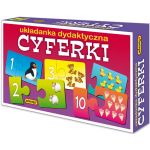 ADAMIGO Układanka puzzlowa Cyferki