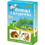 ADAMIGO Puzzle Eduk.  Domki i Kryjówki
