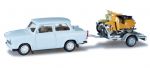 HERPA Trabant 601 Limousine with Trailer
