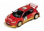 IXO Peugeot 206WRC #1 Red