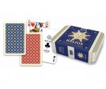 TREFL Karty Standard Puszka Helios Navy