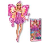 BARBIE Wróżki z kolorowymi skrzydłami
