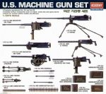 ACADEMY US Machine Gun Set
