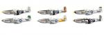 ITALERI Mustang P51 DK Pacific Aces