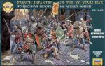 ZVEZDA French Infantry 100 Years War