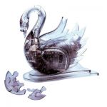 BARD Crystal Puzzle Łabędź Czarny