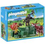PLAYMOBIL Okapi przy skale z gorylami