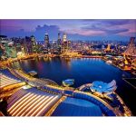 RAVEN. 1000 EL. Singapur z lotu ptaka