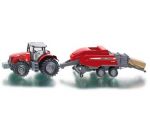 SIKU Massey Ferguson MF 8690 z prasą