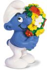 SCHLEICH SMURF Z KWIATKAMI