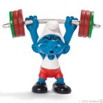 SCHLEICH Smurf Osiłek           new 2012