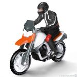 SCHLEICH Motocyklista na motorze