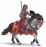 SCHLEICH RYCERZ Z MIECZEM NA KONIU