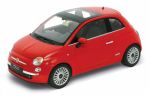 WELLY Fiat 500 2007 (red)