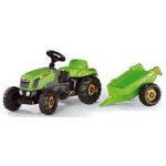 ROLLY TOYS TRAKTOR KID Z PRZYCZEPĄ ZIEL.
