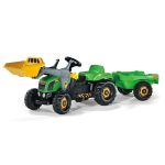 ROLLY TOYS TRAKTOR Z ŁYŻKĄ, PRZYCZEPA