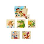 BRIMAREX Drewniane Puzzle Jake i Piraci